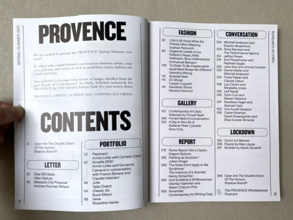 PROVENCE SS21 Scandal / CAD